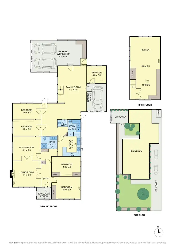 Floorplan of Homely house listing, 172 Holmes Road, Moonee Ponds VIC 3039