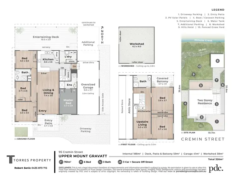 Floorplan of Homely house listing, 95 Cremin Street, Upper Mount Gravatt QLD 4122