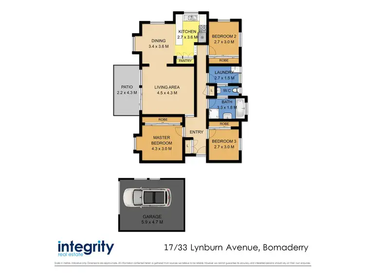 Floorplan of Homely villa listing, 17/33 Lynburn Avenue, Bomaderry NSW 2541