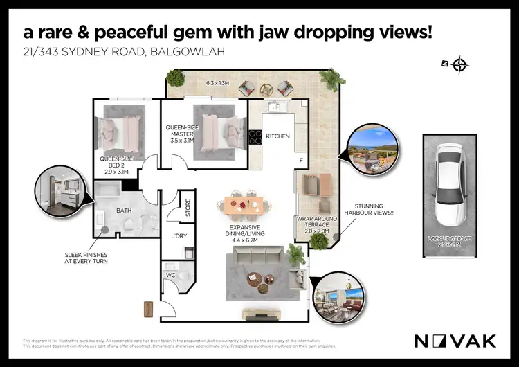 Floorplan of Homely apartment listing, 21/343 Sydney Road, Balgowlah NSW 2093