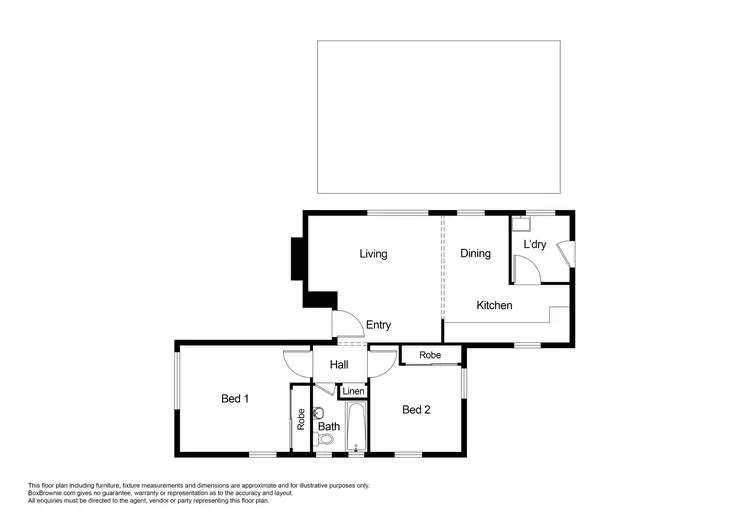 Floorplan of Homely house listing, 965 Sylvania Avenue, North Albury NSW 2640