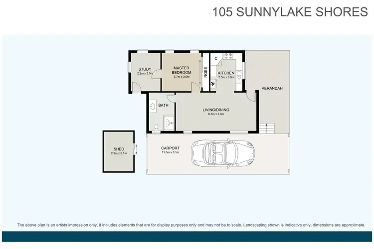 Floorplan of Homely retirement listing, 105/2 Macleay Drive, Halekulani NSW 2262