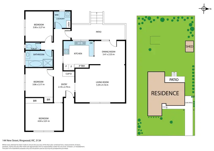 Floorplan of Homely house listing, 144 New Street, Ringwood VIC 3134