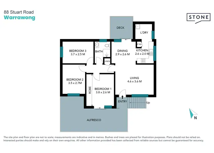 Floorplan of Homely house listing, 88 Stuart Road, Warrawong NSW 2502
