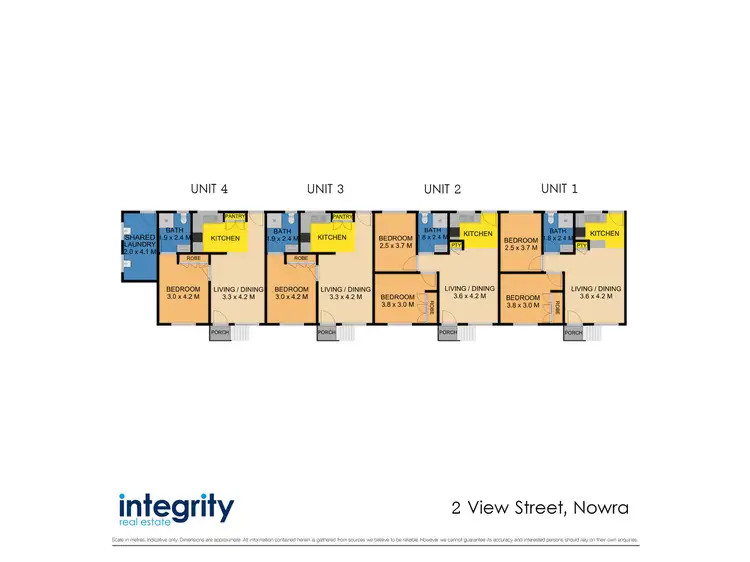 Floorplan of Homely block of units listing, 2 View Street, Nowra NSW 2541