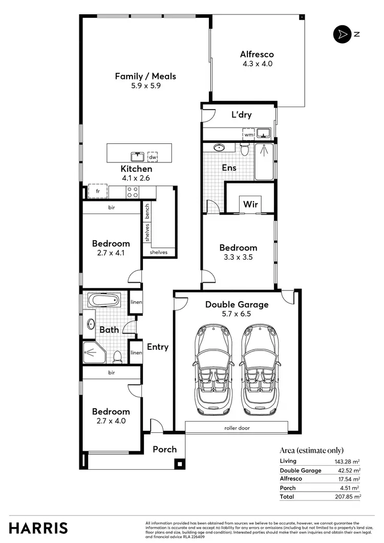 Floorplan of Homely house listing, 8a Beck Street, Dernancourt SA 5075