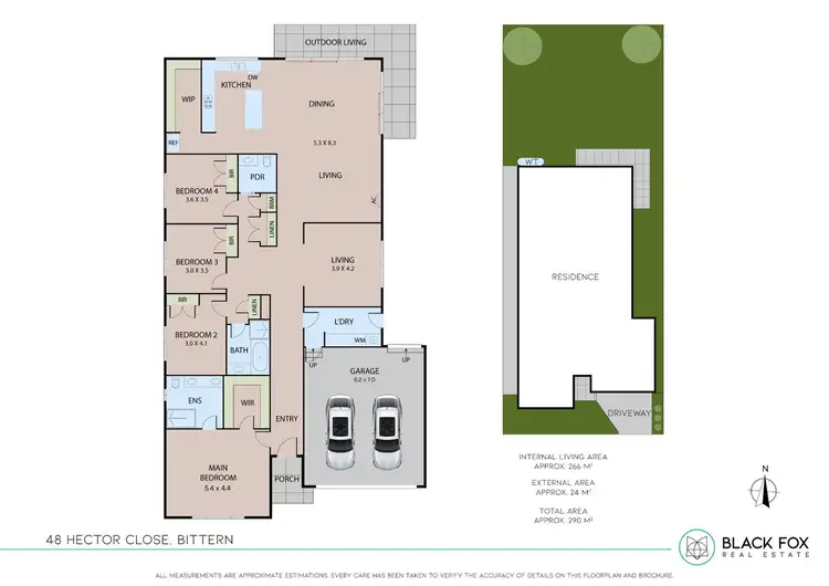 Floorplan of Homely house listing, 48 Hector Close, Bittern VIC 3918