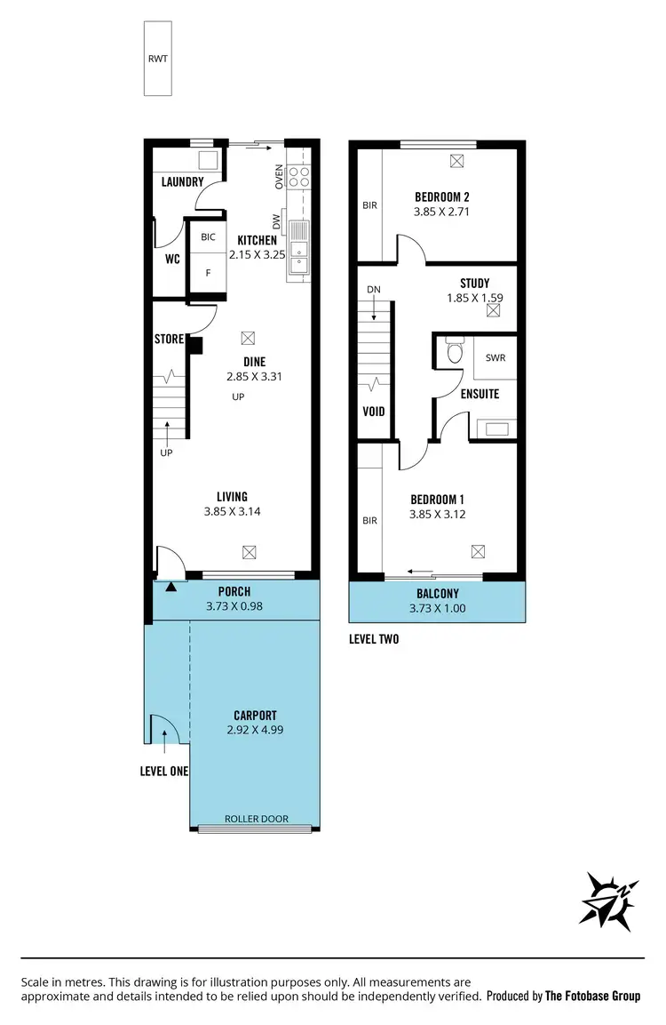 Floorplan of Homely townhouse listing, 9/5 Campbell Road, Elizabeth Downs SA 5113