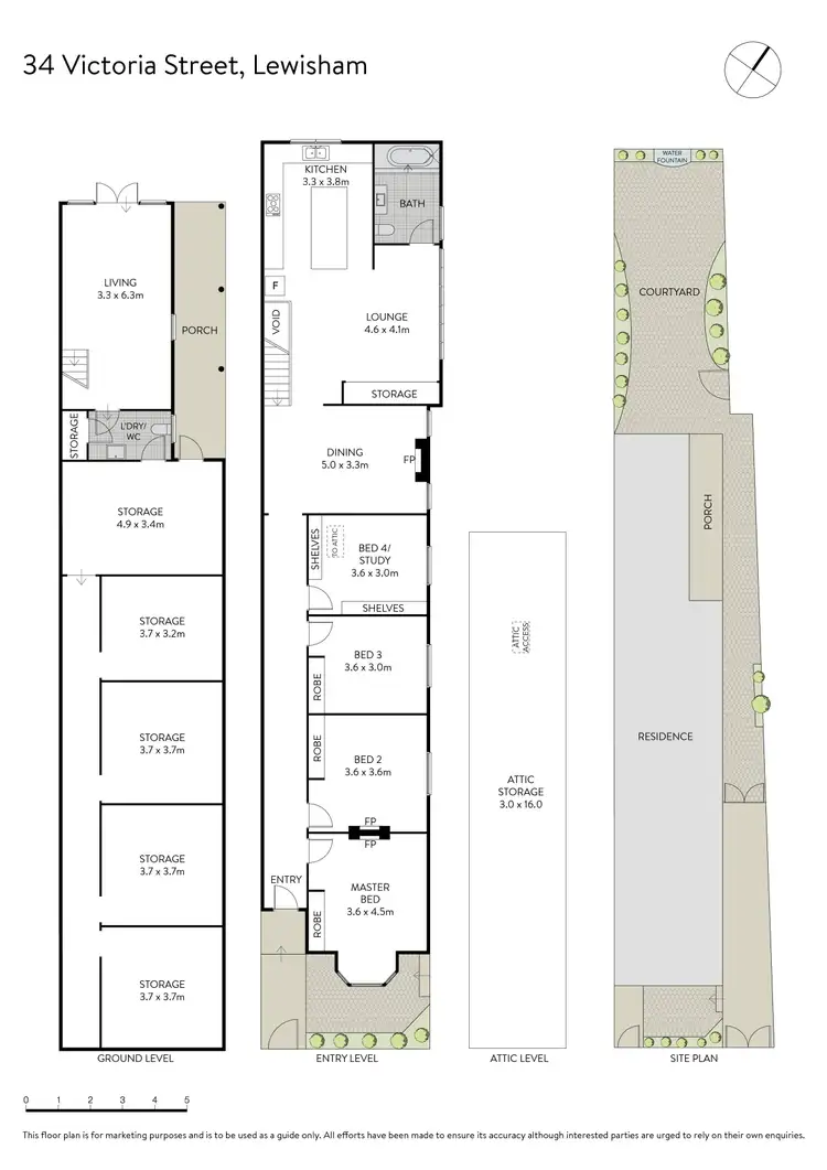 Floorplan of Homely house listing, 34 Victoria Street, Lewisham NSW 2049