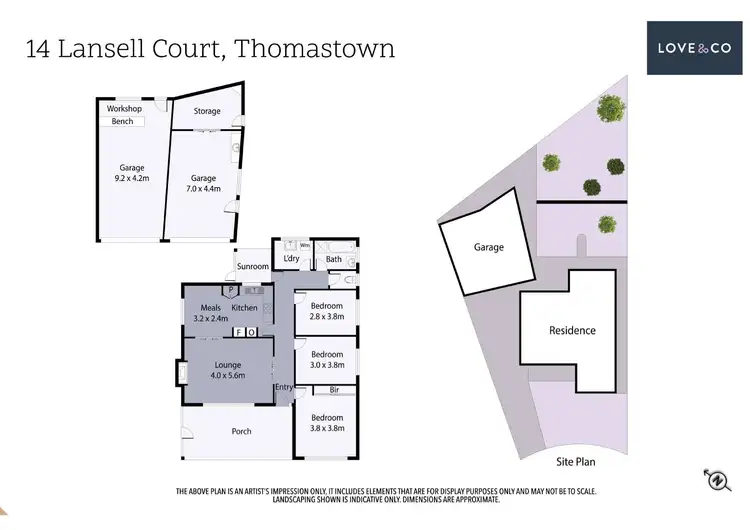 Floorplan of Homely house listing, 14 Lansell Court, Thomastown VIC 3074