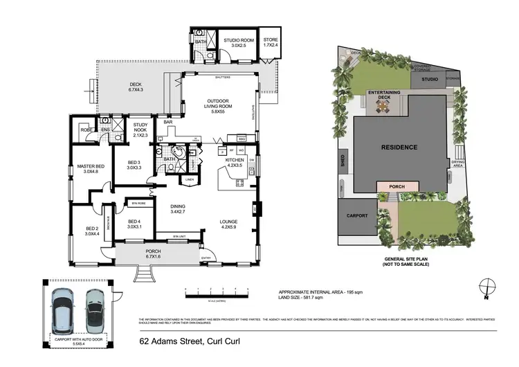 Floorplan of Homely house listing, 62 Adams Street, Curl Curl NSW 2096
