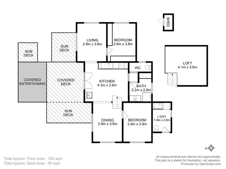 Floorplan of Homely house listing, 321 Pirates Bay Drive, Eaglehawk Neck TAS 7179