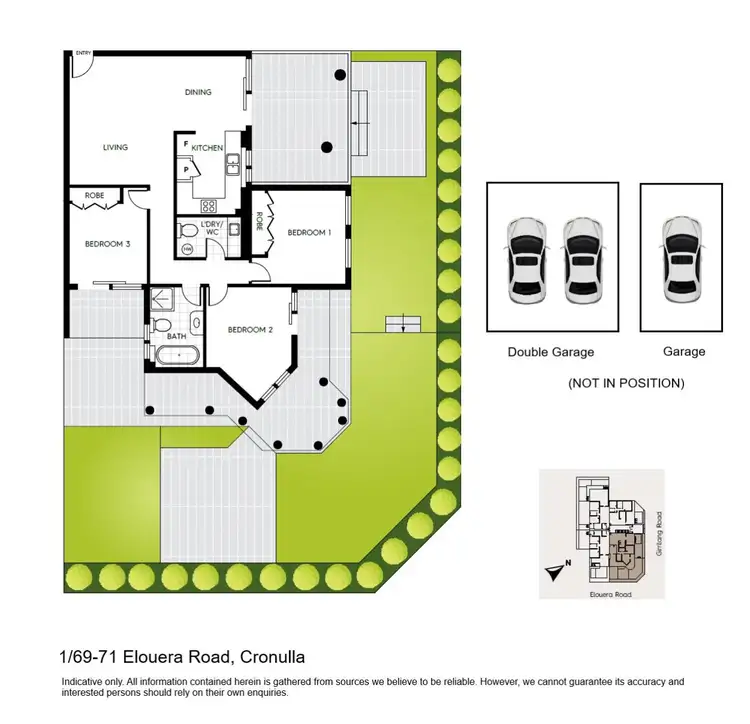 Floorplan of Homely apartment listing, 1/69-71 Elouera Road, Cronulla NSW 2230