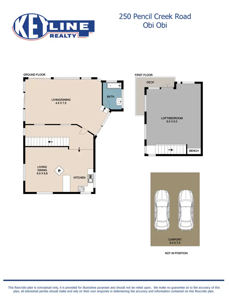 Floorplan of Homely land listing, 250 Pencil Creek Road, Obi Obi QLD 4574