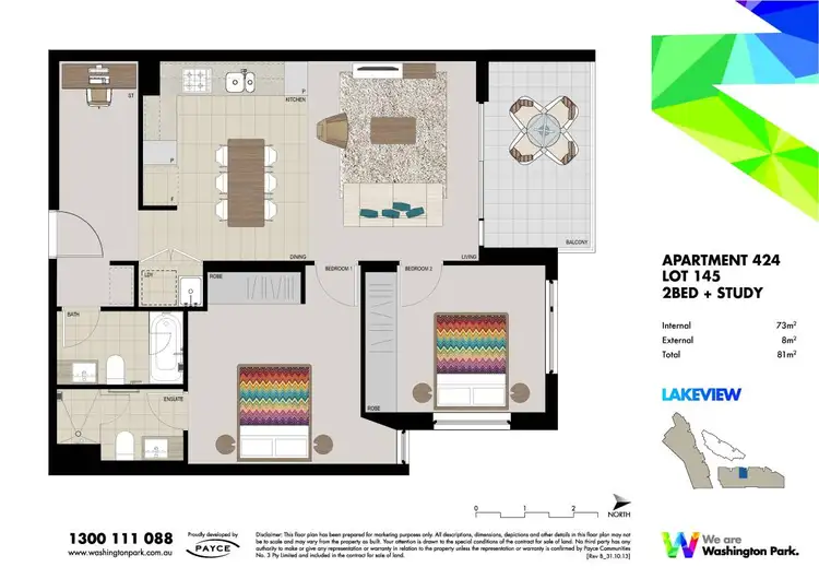 Floorplan of Homely apartment listing, 424/5 Vermont Crescent, Riverwood NSW 2210