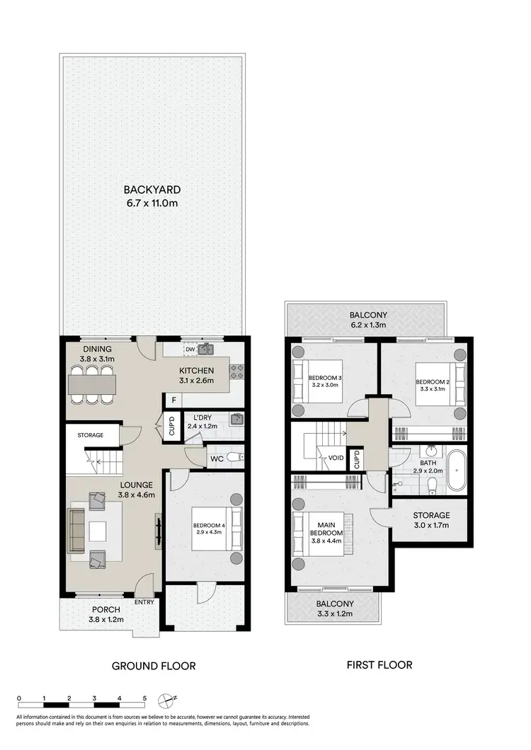 Floorplan of Homely townhouse listing, 20/307 Flushcombe Road, Blacktown NSW 2148