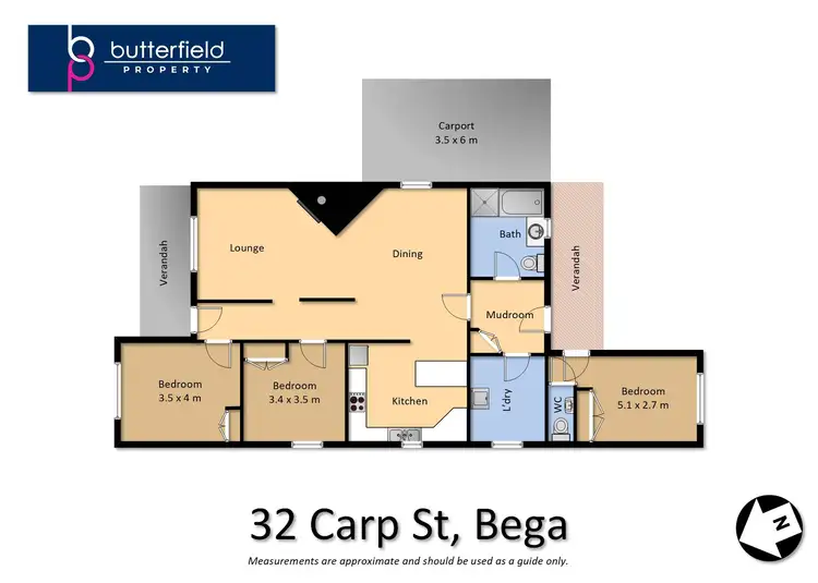 Floorplan of Homely house listing, 32 Carp Street, Bega NSW 2550