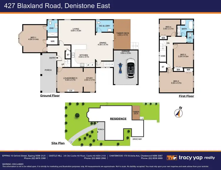 Floorplan of Homely semi-detached listing, 427 Blaxland Road, Denistone East NSW 2112