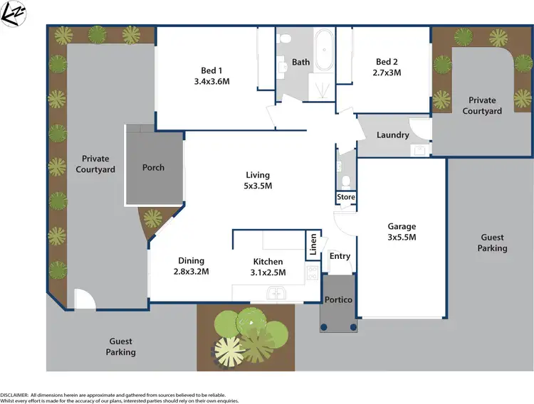 Floorplan of Homely villa listing, 8/29 Stapleton Street, Wentworthville NSW 2145
