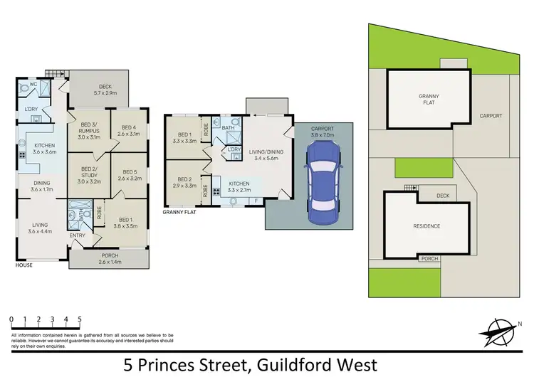 Floorplan of Homely house listing, 5 Princes Street, Guildford NSW 2161
