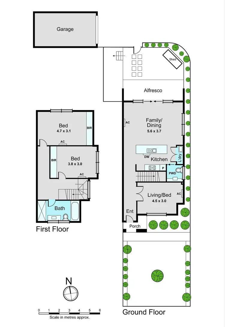 Floorplan of Homely townhouse listing, 2/7 Claudel Street, Oakleigh East VIC 3166