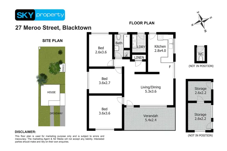 Floorplan of Homely house listing, 27 Meroo Street, Blacktown NSW 2148