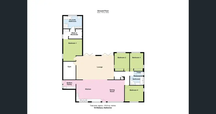 Floorplan of Homely house listing, 16 Wallace Court, Katherine NT 850