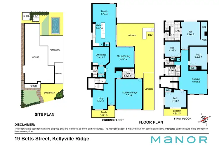 Floorplan of Homely house listing, 19 Betts Street, Kellyville Ridge NSW 2155
