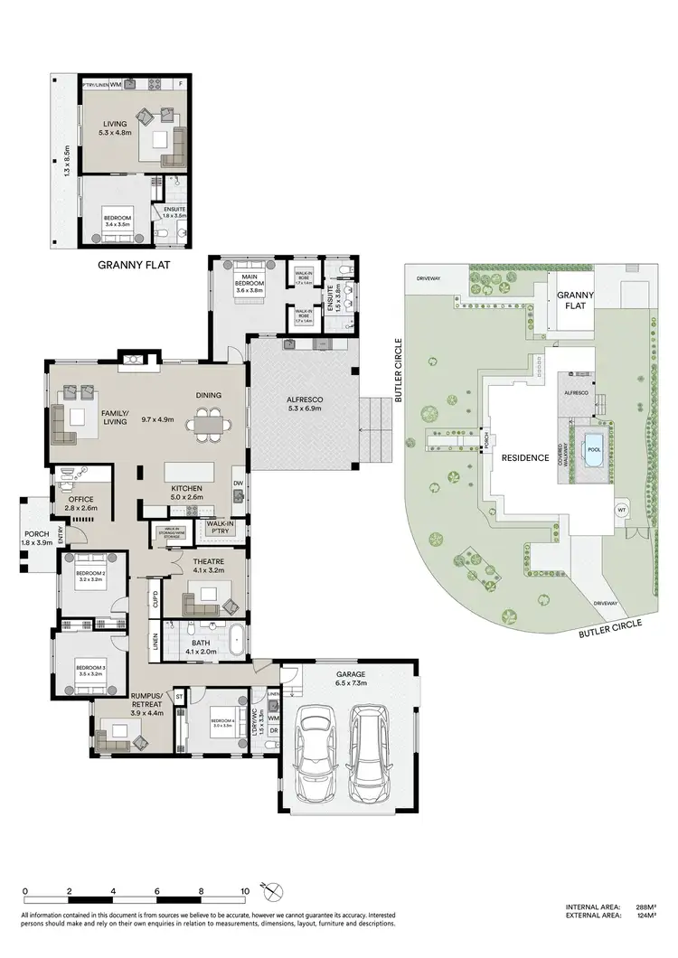 Floorplan of Homely house listing, 9 Butler Circle, Mudgee NSW 2850