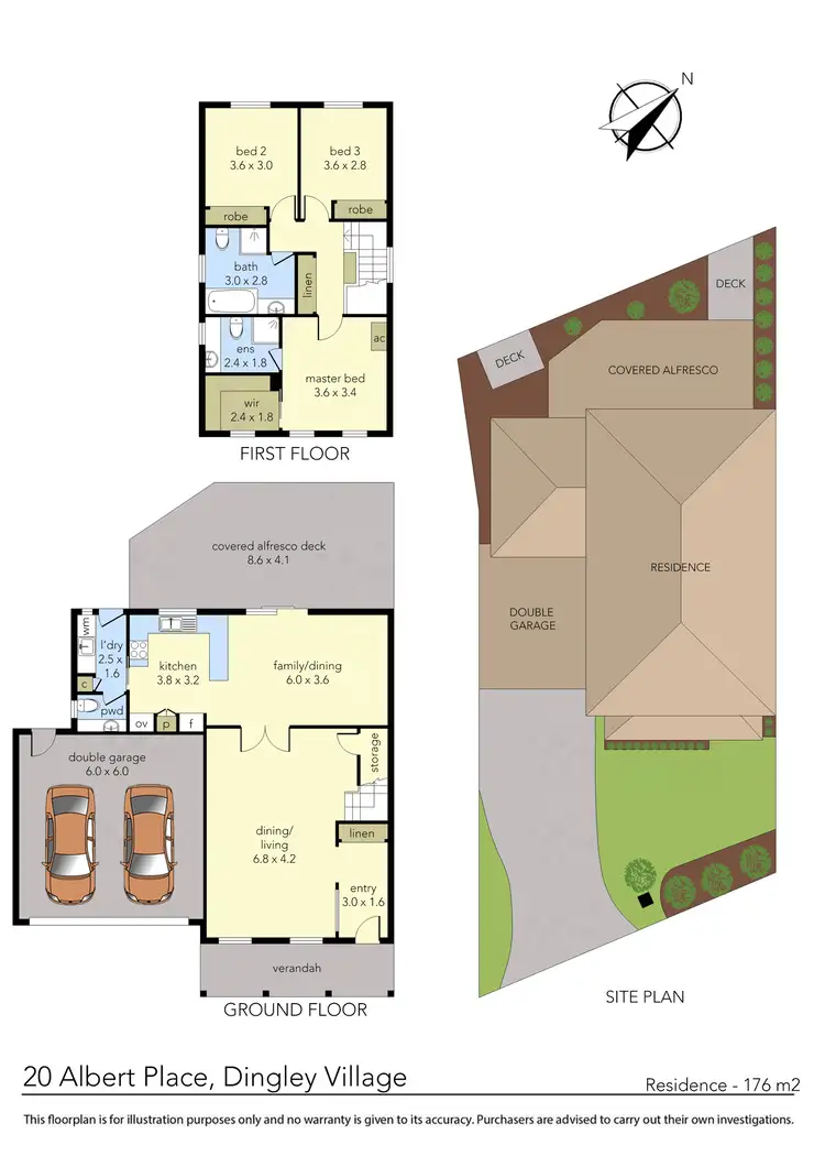 Floorplan of Homely house listing, 20 Albert Place, Dingley Village VIC 3172