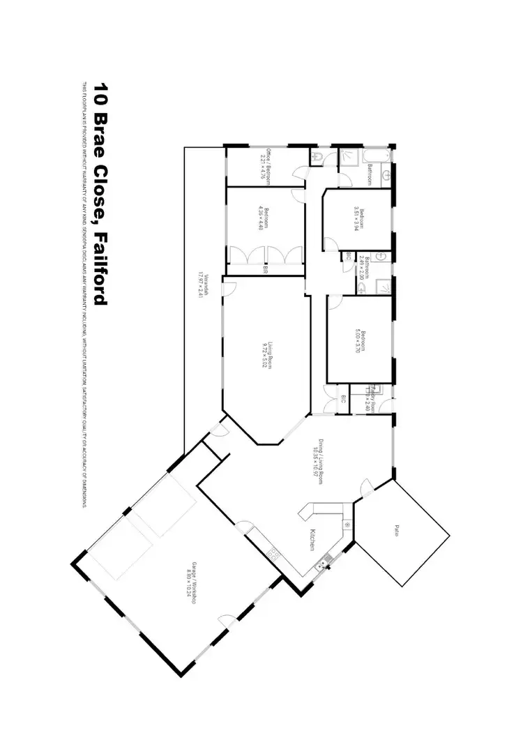Floorplan of Homely house listing, 10 Brae Close, Failford NSW 2430