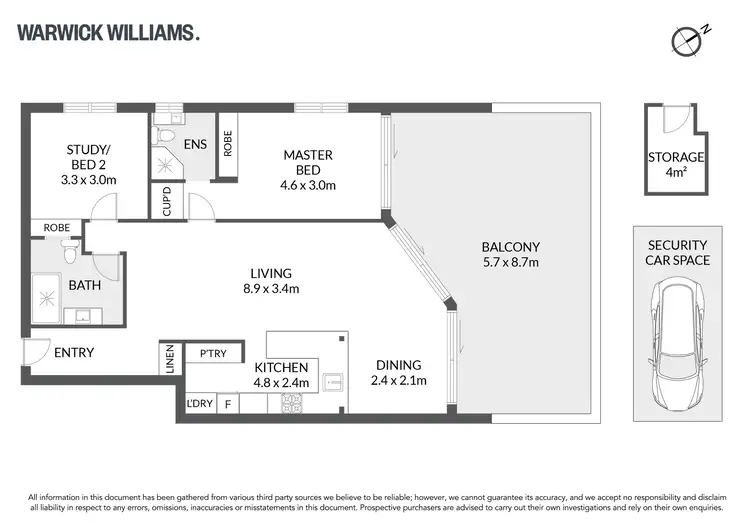 Floorplan of Homely apartment listing, 6/2-4 Alexandra Street, Drummoyne NSW 2047