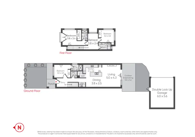 Floorplan of Homely townhouse listing, 2/4 Boyd Street, Altona VIC 3018