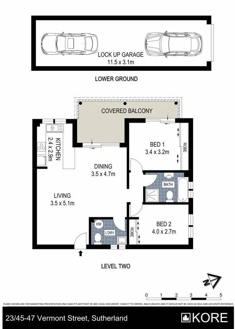 Floorplan of Homely apartment listing, 23/45-47 Vermont Street, Sutherland NSW 2232