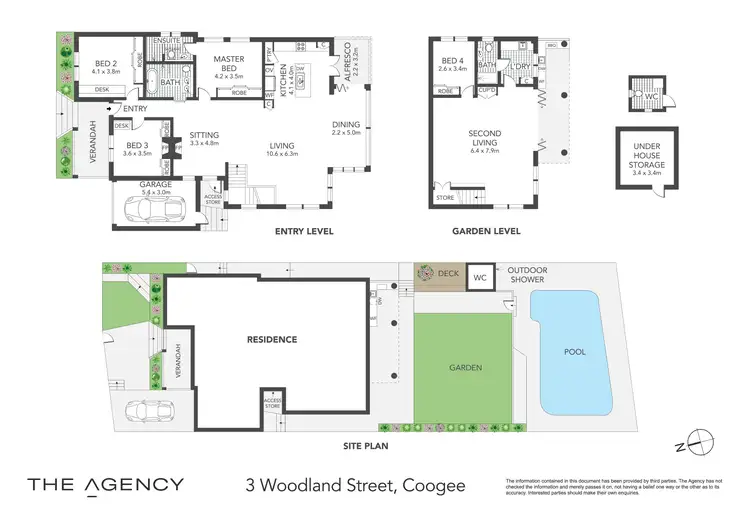 Floorplan of Homely house listing, 3 Woodland Street, Coogee NSW 2034