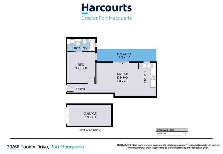 Floorplan of Homely unit listing, 30/66 Pacific Drive, Port Macquarie NSW 2444