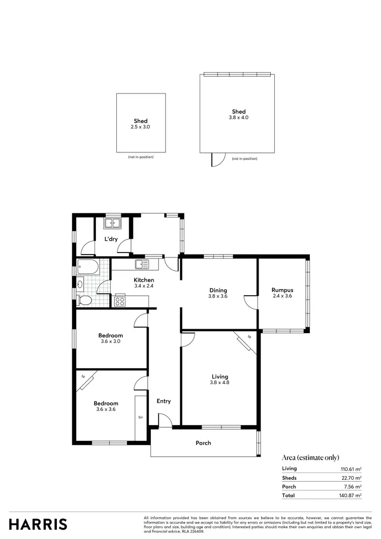 Floorplan of Homely house listing, 37 Yeo Avenue, Highgate SA 5063