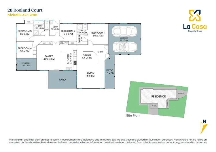 Floorplan of Homely house listing, 28 Dooland Court, Nicholls ACT 2913