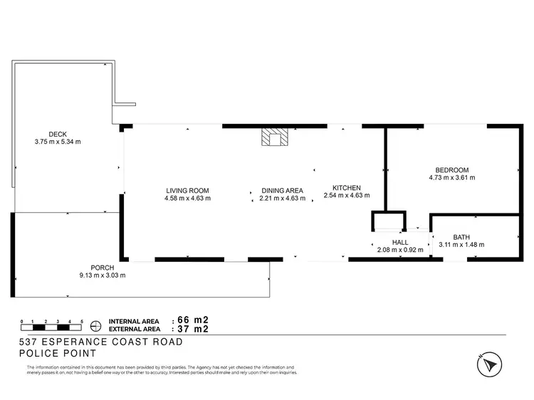 Floorplan of Homely house listing, 537 Esperance Coast Road, Police Point TAS 7116