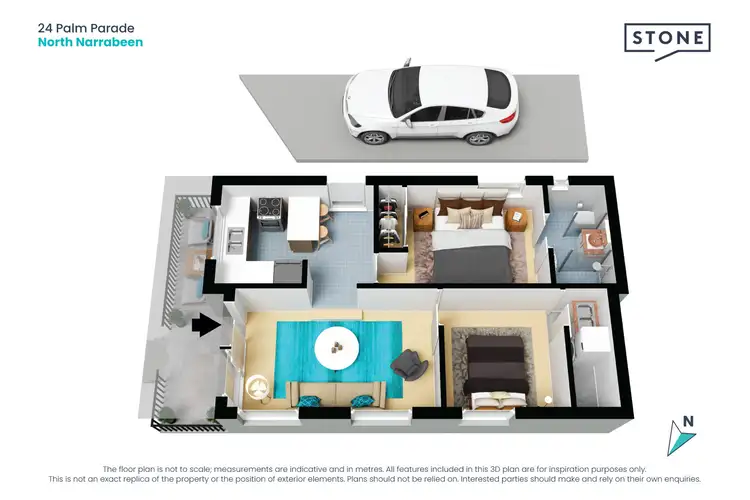 Floorplan of Homely villa listing, 24 Palm Parade, North Narrabeen NSW 2101