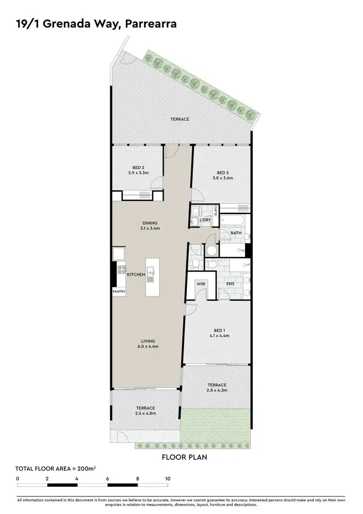 Floorplan of Homely unit listing, 19/1 Grenada Way, Kawana Island QLD 4575