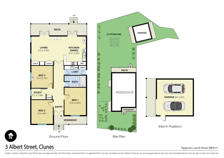 Floorplan of Homely house listing, 3 Albert Street, Clunes VIC 3370