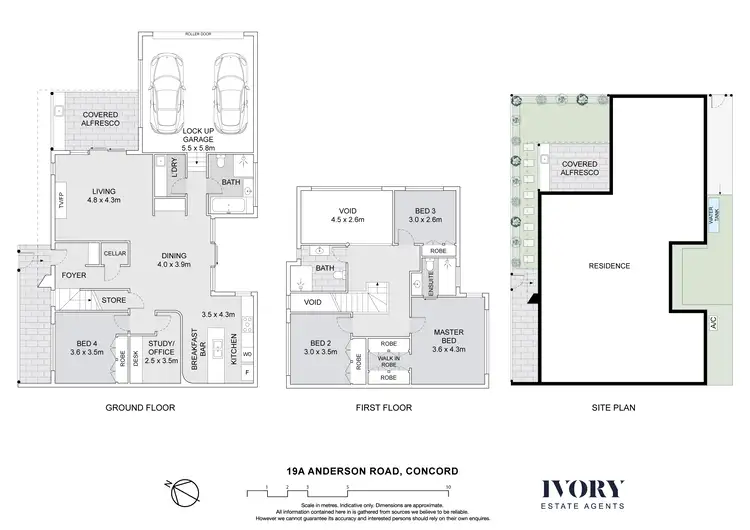Floorplan of Homely semi-detached listing, 19a Anderson Road, Concord NSW 2137