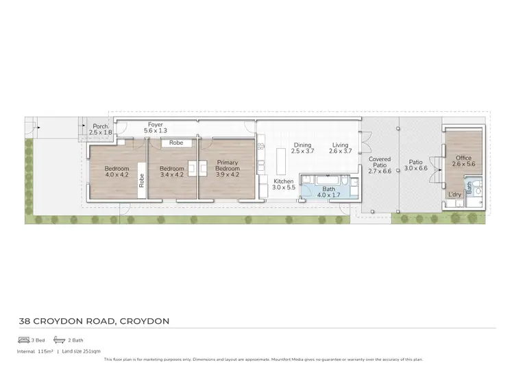 Floorplan of Homely house listing, 38 Croydon Road, Croydon NSW 2132