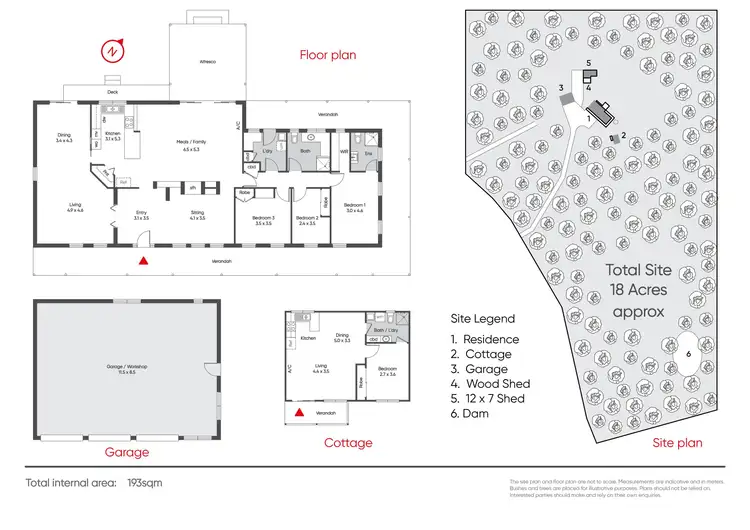 Floorplan of Homely rural property listing, 187 Darnum Shady Creek Road, Darnum VIC 3822
