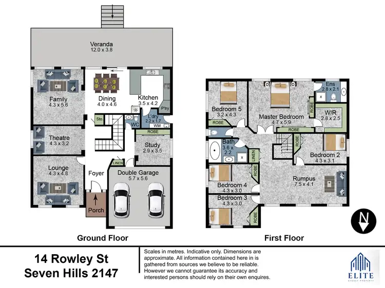 Floorplan of Homely house listing, 14 Rowley Street, Seven Hills NSW 2147