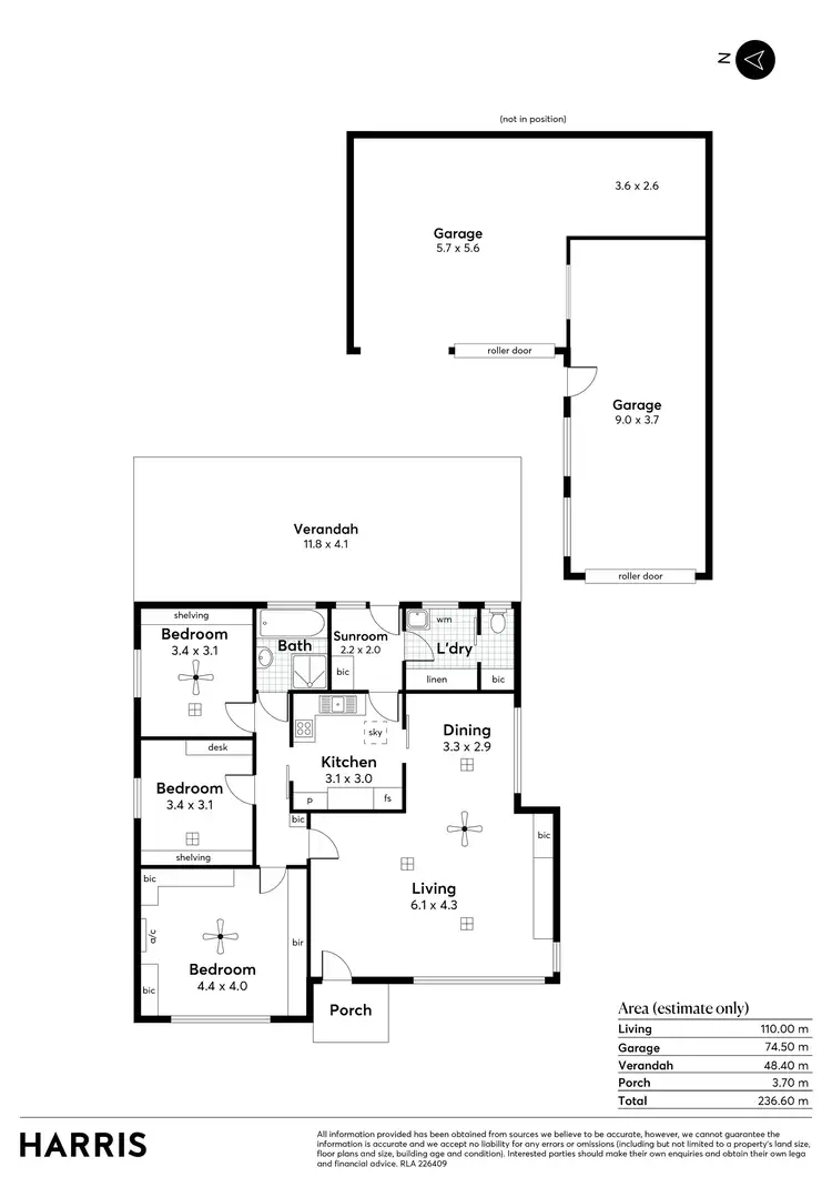 Floorplan of Homely house listing, 167 Findon Road, Findon SA 5023