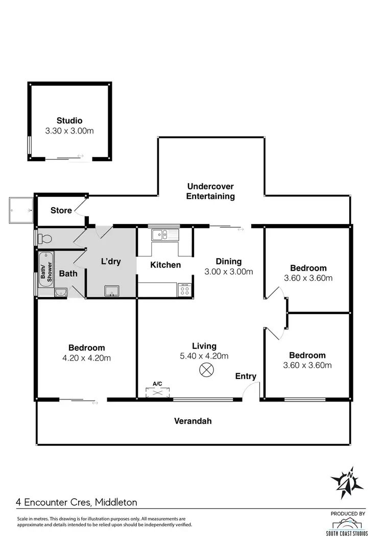 Floorplan of Homely house listing, 4 Encounter Crescent, Middleton SA 5213