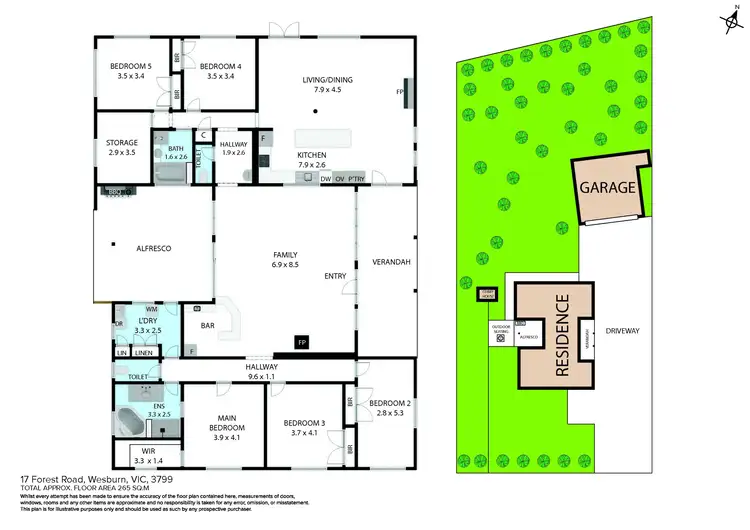 Floorplan of Homely house listing, 17 Forest Road, Wesburn VIC 3799