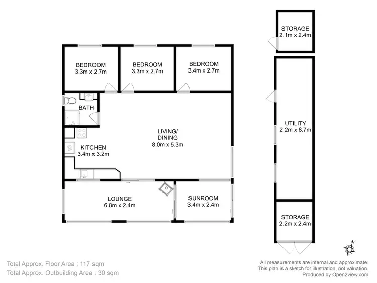 Floorplan of Homely house listing, 9 Linden Road, Primrose Sands TAS 7173